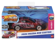 Imagine HOT WHEELS MASINUTA METALICA CU SISTEM PULL BACK MAZDA 2004 RX8 CUSTOM SCARA 1:43