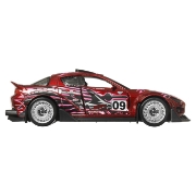 Imagine HOT WHEELS MASINUTA METALICA CU SISTEM PULL BACK MAZDA 2004 RX8 CUSTOM SCARA 1:43