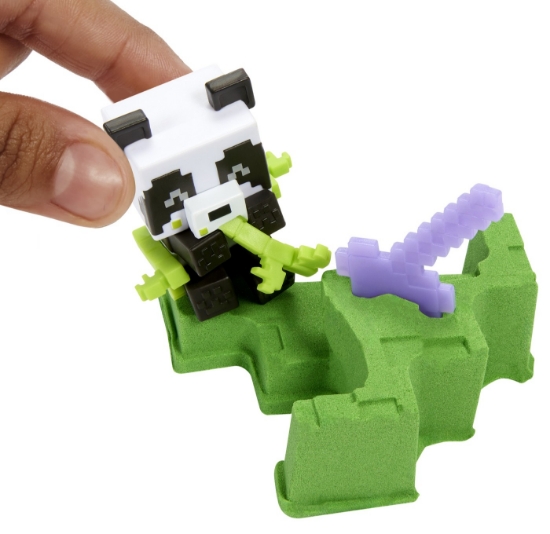 Imagine MINECRAFT MINI MODE SET EXPLORARE MINIERA VIOLET