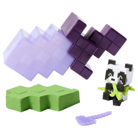 Imagine MINECRAFT MINI MODE SET EXPLORARE MINIERA VIOLET