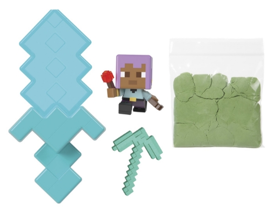 Imagine MINECRAFT MINI MODE SET EXPLORARE MINIERA TURQUOISE