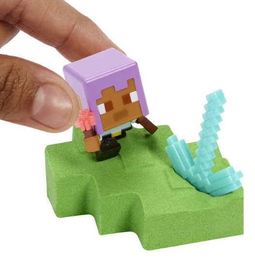 Imagine MINECRAFT MINI MODE SET EXPLORARE MINIERA TURQUOISE