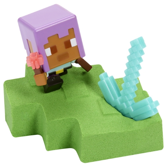 Imagine MINECRAFT MINI MODE SET EXPLORARE MINIERA TURQUOISE