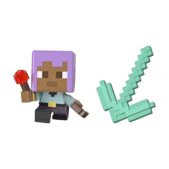 Imagine MINECRAFT MINI MODE SET EXPLORARE MINIERA TURQUOISE