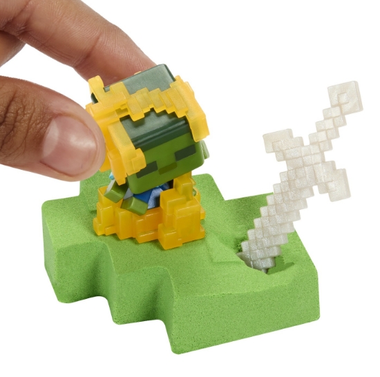 Imagine MINECRAFT MINI MODE SET EXPLORARE MINIERA GRI SI ALB