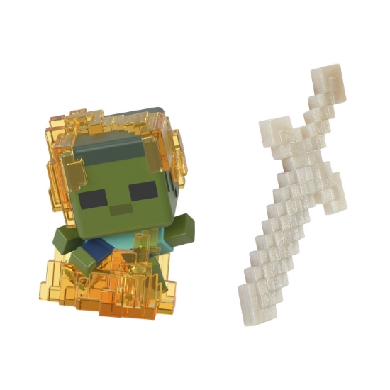 Imagine MINECRAFT MINI MODE SET EXPLORARE MINIERA GRI SI ALB