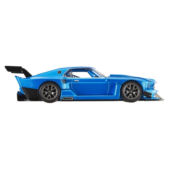Imagine HOT WHEELS PREMIUM REAL RIDERS MASINUTA METALICA MODIFIED FORD MUSTANG 69 SCARA 1:43