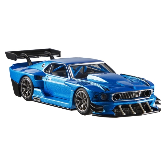Imagine HOT WHEELS PREMIUM REAL RIDERS MASINUTA METALICA MODIFIED FORD MUSTANG 69 SCARA 1:43