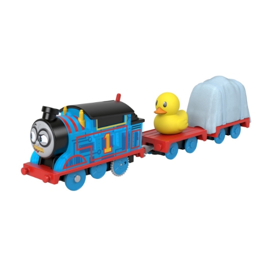 Imagine THOMAS LOCOMOTIVA MOTORIZATA THOMAS AGENT SECRET CU 2 VAGOANE