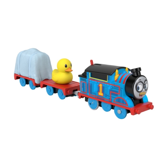 Imagine THOMAS LOCOMOTIVA MOTORIZATA THOMAS AGENT SECRET CU 2 VAGOANE