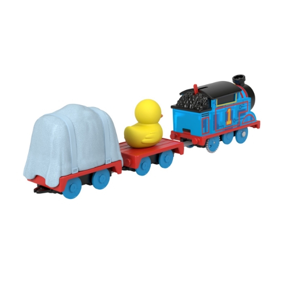 Imagine THOMAS LOCOMOTIVA MOTORIZATA THOMAS AGENT SECRET CU 2 VAGOANE