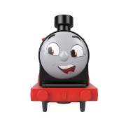 Imagine THOMAS LOCOMOTIVA MOTORIZATA GRAFFITI JAMES CU 2 VAGOANE