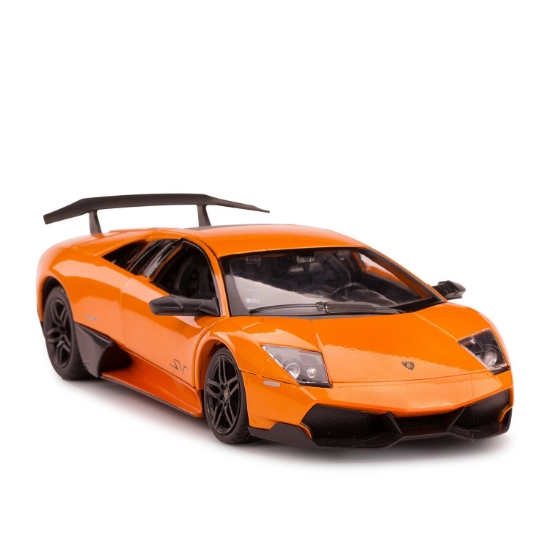 Imagine MASINUTA METALICA  LAMBORGHINI MURCIELAGO LP670-4 PORTOCALIU SCARA 1 LA 24