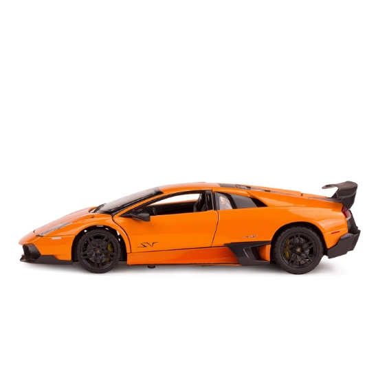 Imagine MASINUTA METALICA  LAMBORGHINI MURCIELAGO LP670-4 PORTOCALIU SCARA 1 LA 24