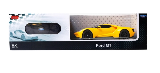 Imagine MASINA CU TELECOMANDA FORD GT GALBEN SCARA 1 LA 24