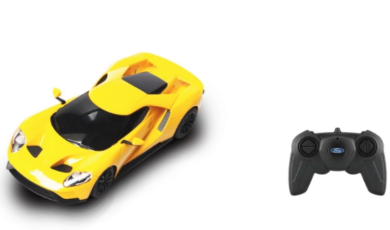 Imagine MASINA CU TELECOMANDA FORD GT GALBEN SCARA 1 LA 24