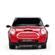 Imagine MASINA CU TELECOMANDA MINI COOPER ROSIE CU SCARA 1 LA 24