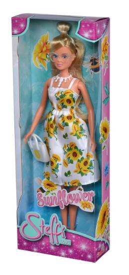 Imagine PAPUSA STEFFI CU ROCHITA ALBA CU IMPRIMEU FLOAREA SOARELUI