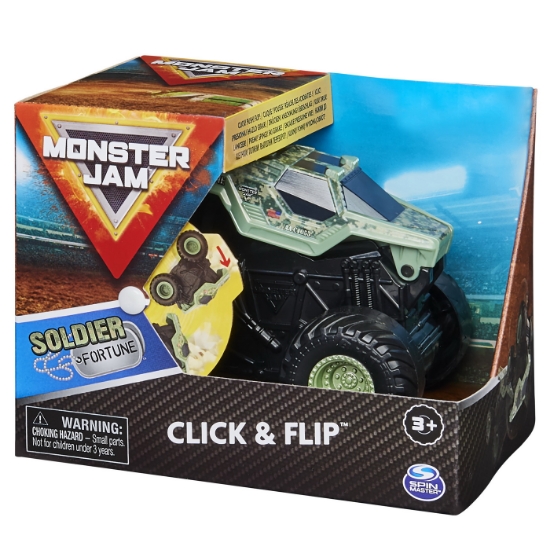 Imagine MONSTER JAM SOLDIER FORTUNE SERIA CLICK FLIP SCARA 1 LA 43