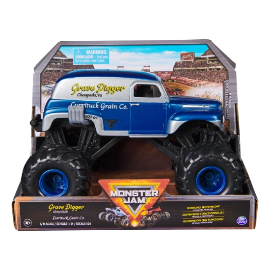 Imagine MONSTER JAM MASINUTA METALICA GRAVE DIGGER SCARA 1:24