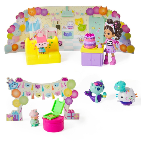 Imagine GABBYS DOLLHOUSE SET FIGURINE PENTRU ZIUA DE NASTERE A LUI CAKEY