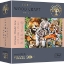 Imagine PUZZLE TREFL DIN LEMN 500+1 PIESE FELINELE DIN JUNGLA