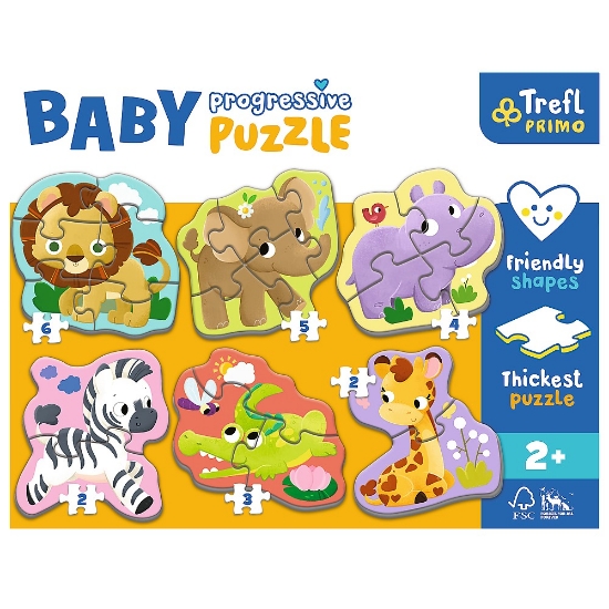 Imagine PUZZLE TREFL PRIMO BABY PROGRESSIVE SAFARI