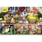 Imagine PUZZLE TREFL 100 44 PISICI PRIETENII