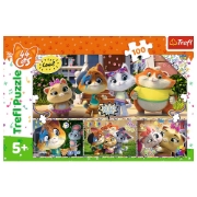 Imagine PUZZLE TREFL 100 44 PISICI PRIETENII