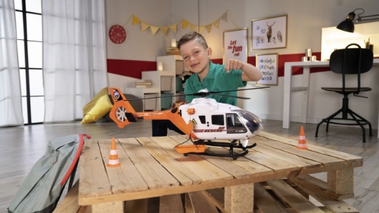 Imagine DICKIE ELICOPTER DE SALVARE MOTORIZAT CU ACCESORII 64CM