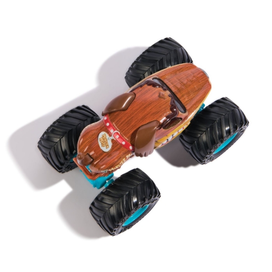 Imagine MONSTER JAM RUFF CROWD MASINUTA METALICA MONSTER MUTT SCARA 1 LA 64