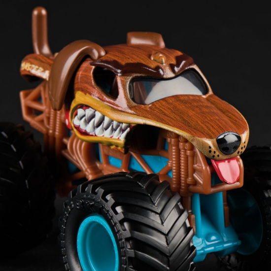 Imagine MONSTER JAM RUFF CROWD MASINUTA METALICA MONSTER MUTT SCARA 1 LA 64