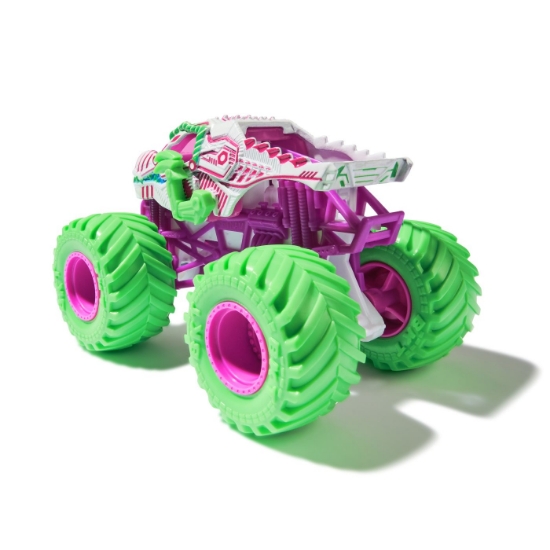 Imagine MONSTER JAM NITRO NEON MASINUTA METALICA THUNDERROARUS SCARA 1 LA 64
