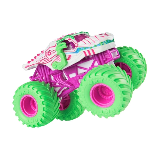 Imagine MONSTER JAM NITRO NEON MASINUTA METALICA THUNDERROARUS SCARA 1 LA 64