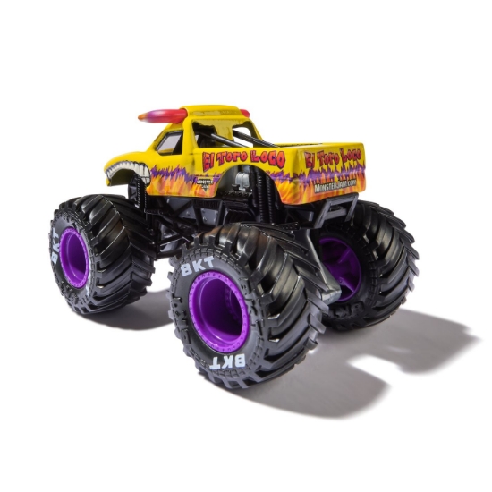 Imagine MONSTER JAM LEGACY TRUCKS MASINUTA METALICAEL TORO LOCO SCARA 1 LA 64