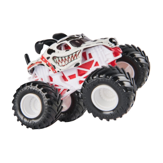 Imagine MONSTER JAM RUFF CROWD MASINUTA METALICA MONSTER MUTT DALAMTIAN SCARA 1 LA 64