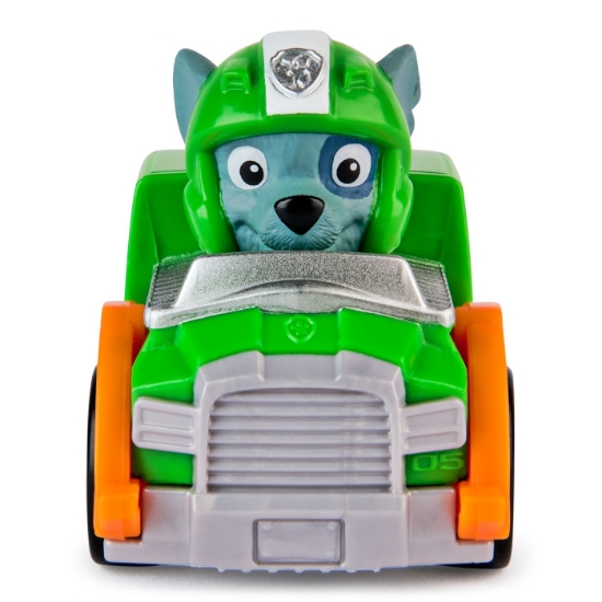 Imagine PATRULA CATELUSILOR PUP SQUAD RACERS AIR RESCUE VEHICUL METALIC ROCKY SCARA 1 LA 55