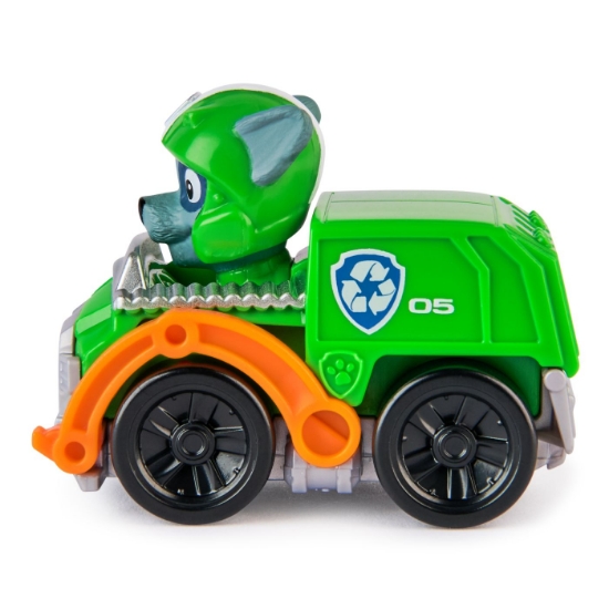 Imagine PATRULA CATELUSILOR PUP SQUAD RACERS AIR RESCUE VEHICUL METALIC ROCKY SCARA 1 LA 55