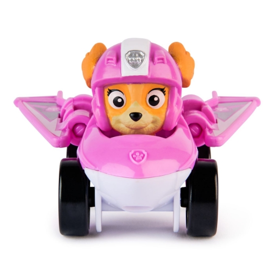Imagine PATRULA CATELUSILOR PUP SQUAD RACERS AIR RESCUE VEHICUL METALIC SKYE SCARA 1 LA 55