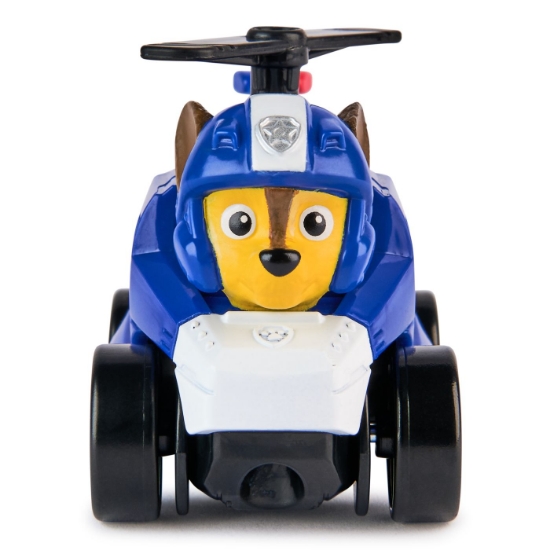 Imagine PATRULA CATELUSILOR PUP SQUAD RACERS AIR RESCUE VEHICUL METALIC CHASE SCARA 1 LA 55