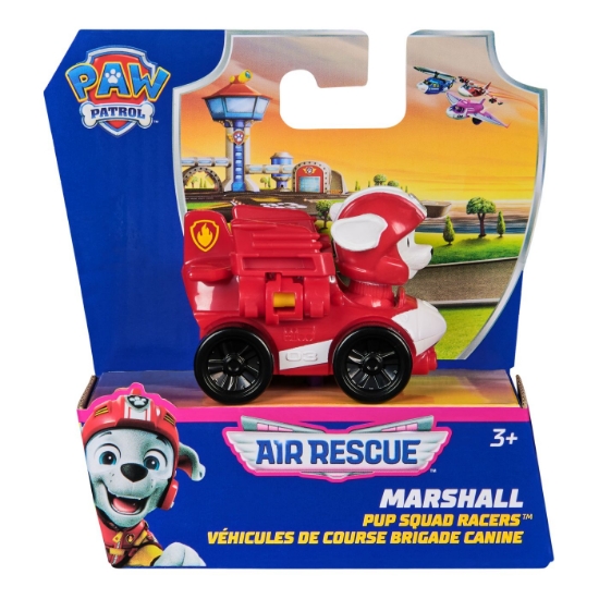 Imagine PATRULA CATELUSILOR PUP SQUAD RACERS AIR RESCUE VEHICUL METALIC MARSHALL SCARA 1 LA 55