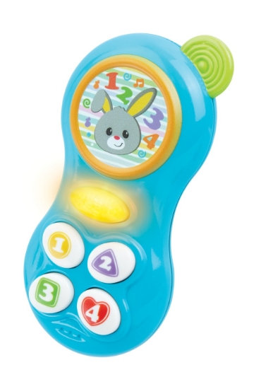 Imagine Winfun telefon pentru bebelusi albastru