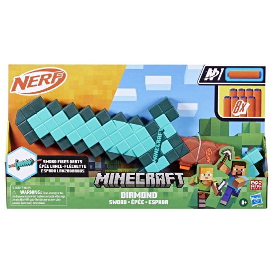 Imagine NERF BLASTER NERF MINECRAFT DIAMOND