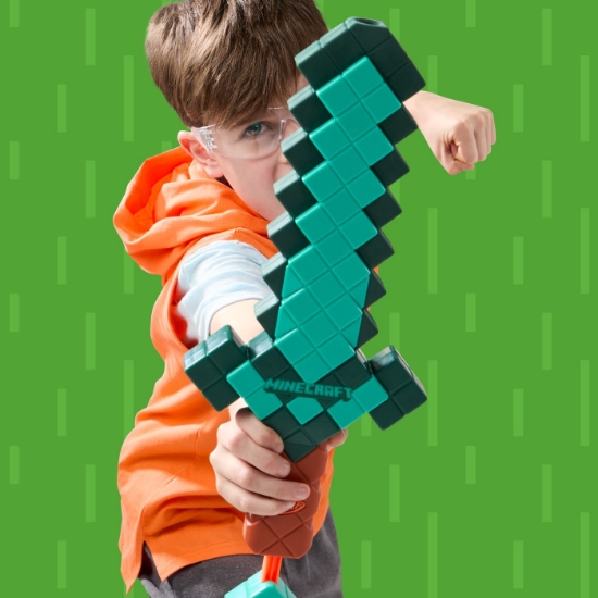 Imagine NERF BLASTER NERF MINECRAFT DIAMOND