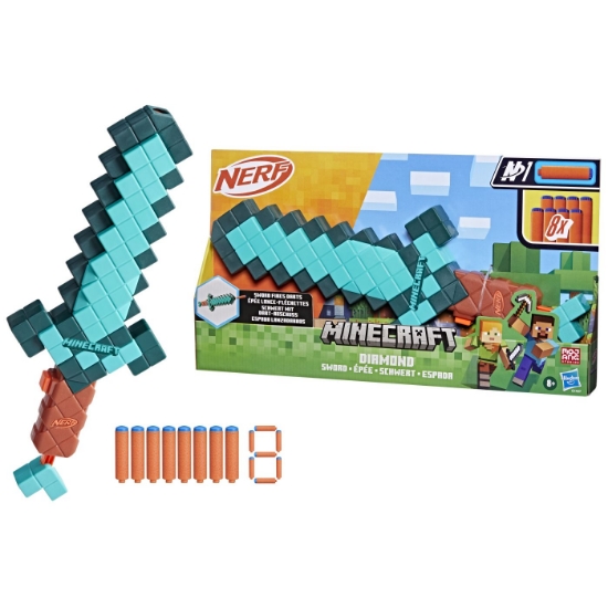 Imagine NERF BLASTER NERF MINECRAFT DIAMOND