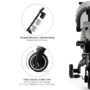 Imagine Tricicleta Kinderkraft JAZZ 2, Grey