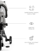 Imagine Tricicleta Kinderkraft JAZZ 2, Grey