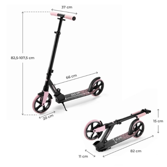 Imagine Trotineta Kinderkraft Freely, Pink