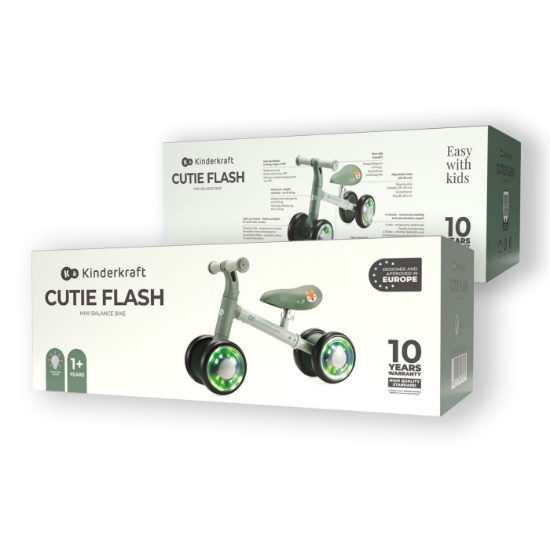 Imagine BICICLETA ECHILIBRU CUTIE FLASH, GREEN