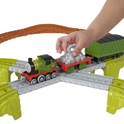 Imagine THOMAS SET DE JOACA TRENULET CU CIRCUIT SI ACCESORII WHIFFS RECYCLING RUN